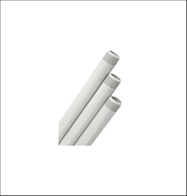 UPvc Kaval Borusu L=33cm (Gri)
