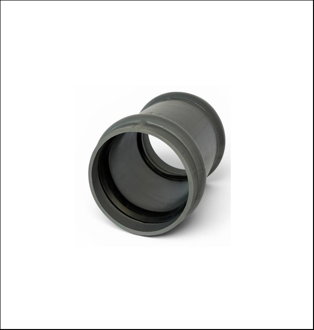 Upvc Kayar Manşon 125mm PN16 (Çift Conta Dahil)