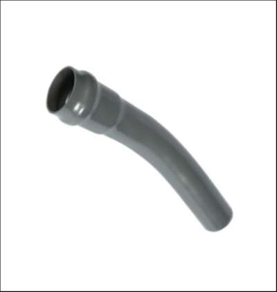 UPVC DEVEBOYNU 110mm 11°/22° PN10 (Contasız)