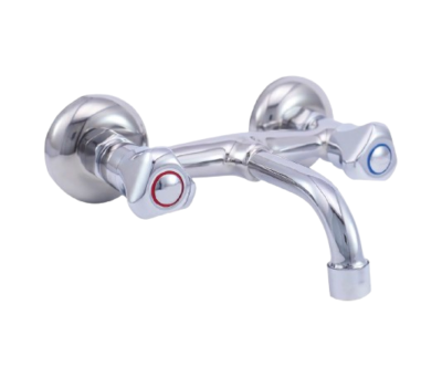 Alfa Duvardan Sabit Lavabo Bataryası - Ø18 Sabit Boru (L=98mm)