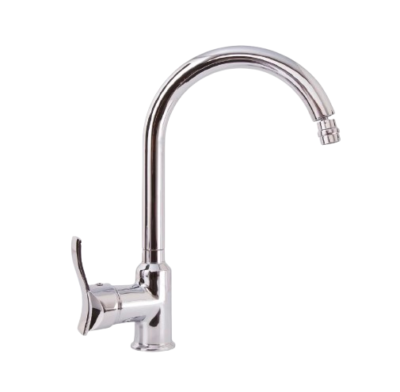 Çermik Mix Uzun Kuğu Lavabo Bataryası Oynar Başlıklı Döner Baston Borulu L=190mm