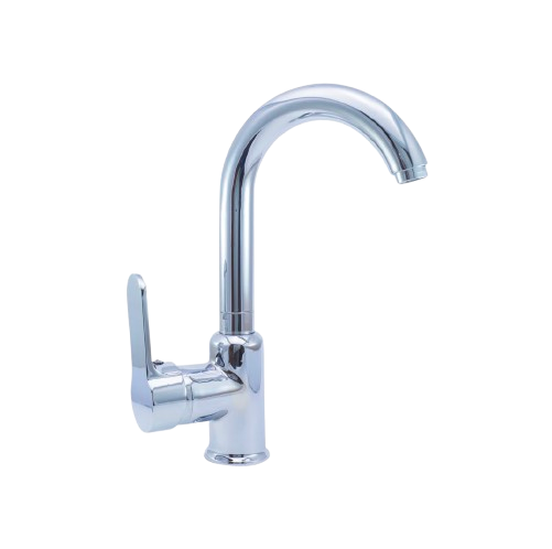 Cihan Mix Kısa Kuğu Lavabo Bataryası L=131mm