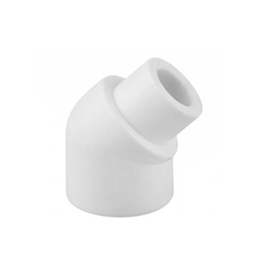 Wavin Pilsa PP-R Kuyruklu Dirsek 20 mm 45° – 20’lik ½” İnç PPRC Kuyruklu 45 Derece Dönüş Elemanı